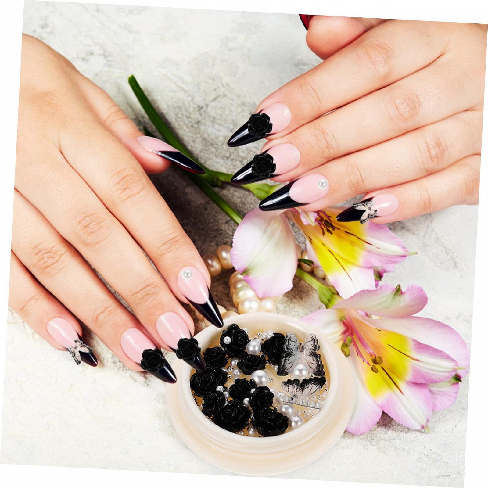 Прикраса для нігтів Boxen, стрази та квіти для творчого дизайну нігтів, фото №3