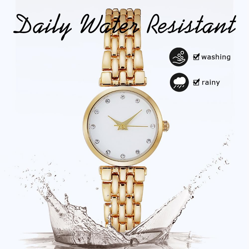 Жіночий годинник Findtime Золотий Водонепроникний, фото №4