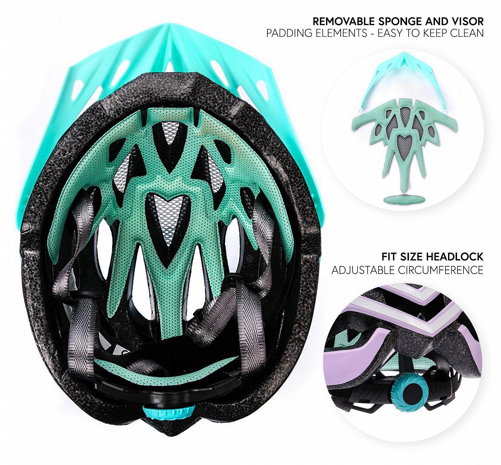 Велосипедный шлем Meteor Marven MTB/Scooter для даунхилла, для дорожного велосипеда/горного велосипеда/роликовых коньков/BMX для мальчиков/девочек, фото №3