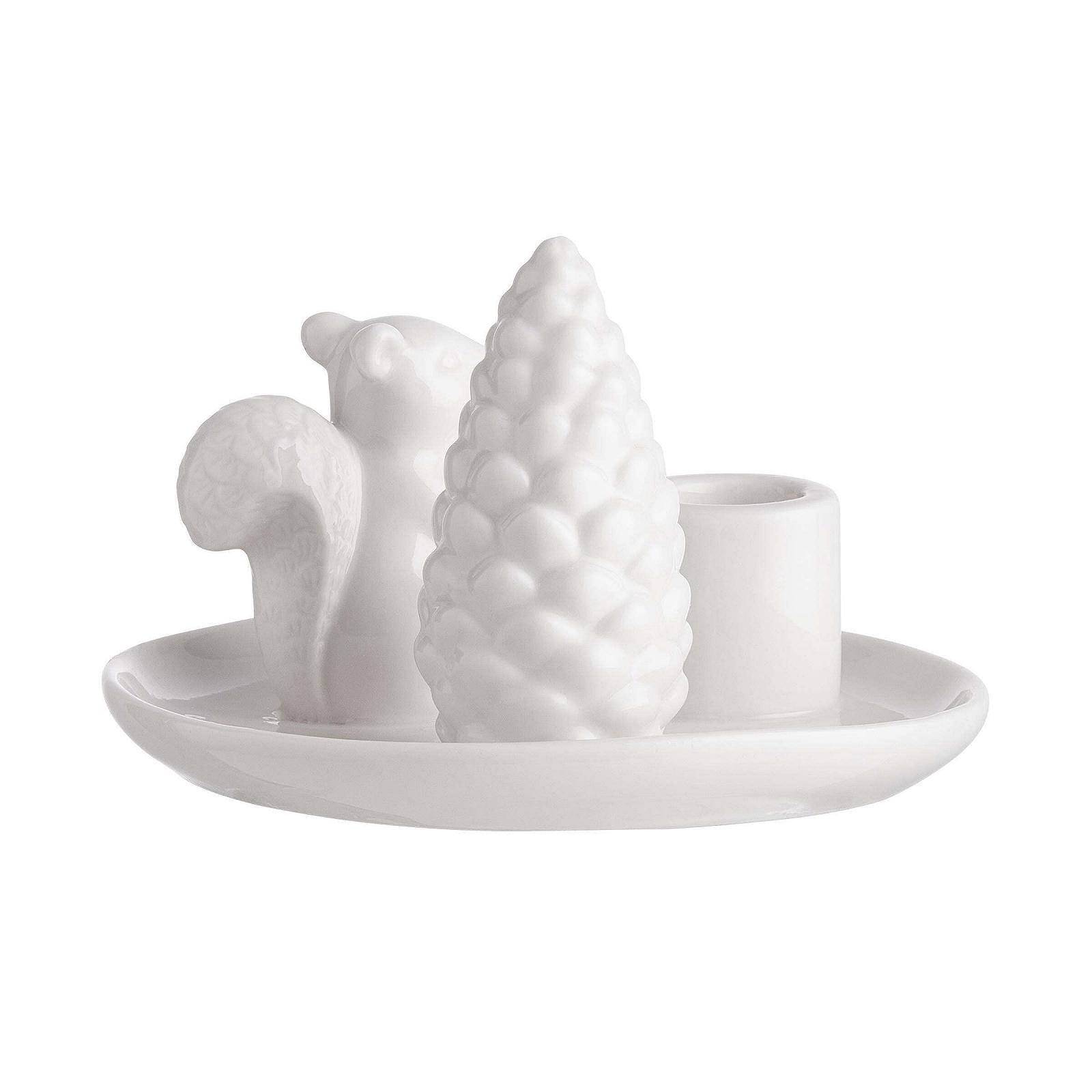 Свічник BUTLERS Sylvan Spirit Squirrel 8 см білий, фото №6 Свічник BUTLERS Sylvan Spirit Squirrel 8 см білий, фото №6