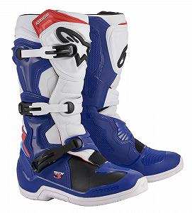 Мотоботы Alpinestars Tech 3 - Синий/Белый/Красный - Фото 1