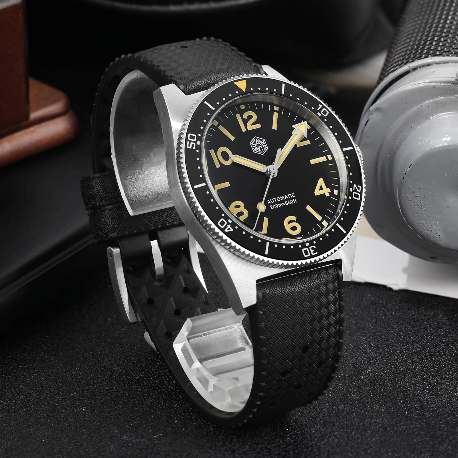 Мужские часы San Martin 62mas SN0139, 39 мм, 20 Bar, часы для дайвинга NH35, автоматические, механические, роскошные, водонепроницаемые часы для дайвинга, фото №8 Мужские часы San Martin 62mas SN0139, 39 мм, 20 Bar, часы для дайвинга NH35, автоматические, механические, роскошные, водонепроницаемые часы для дайвинга, фото №8