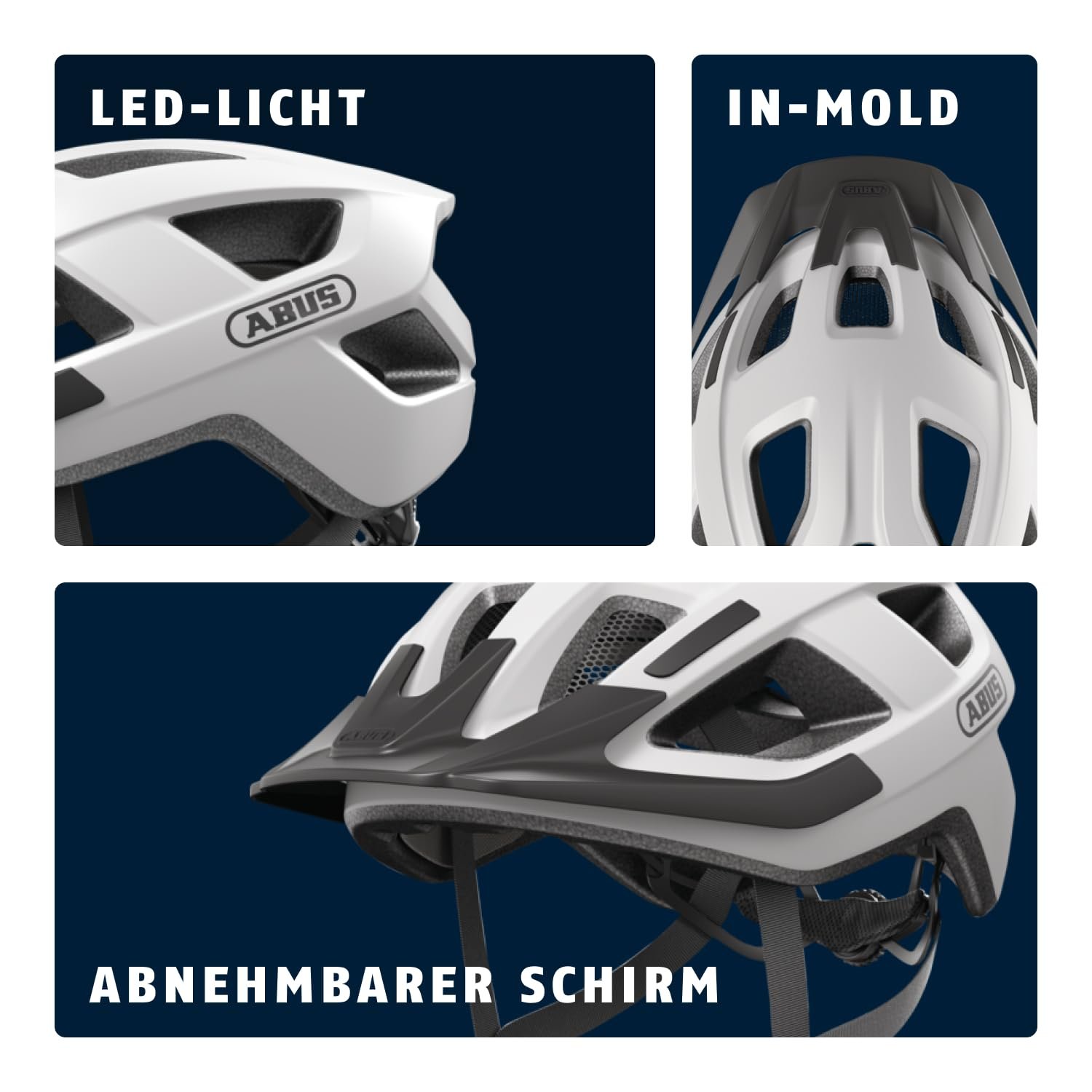 Шлем ABUS Aduro 3.0 LED велосипедный, фото №4