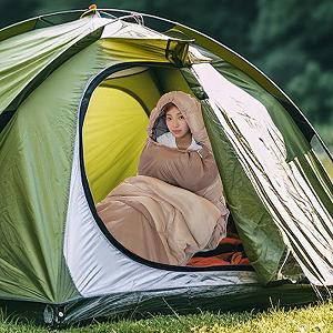 Мешок спальный Camping Stuff Sack Backpacking Lightweight Waterproof Compact для холодной погоды synthetic.ua - Фото 1