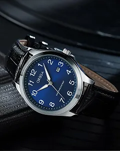 Часы CIVO Мужские Аналоговые Кожаный Ремешок из Нержавеющей Стали Водонепроницаемые Люминесцентные Дата Классические Бизнес Кварцевые synthetic.ua - Фото 1