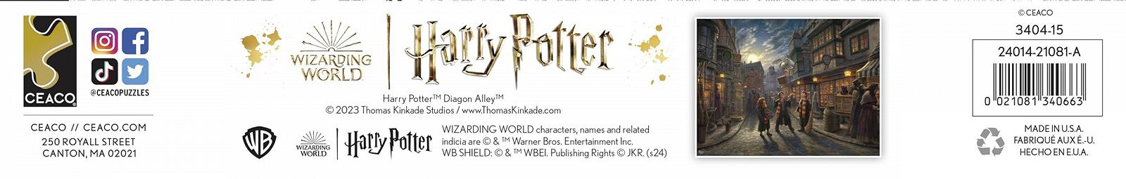 Пазл Ceaco Thomas Kinkade Harry Potter Diagon Alley 1500 деталей, фото №6 Пазл Ceaco Thomas Kinkade Harry Potter Diagon Alley 1500 деталей, фото №6