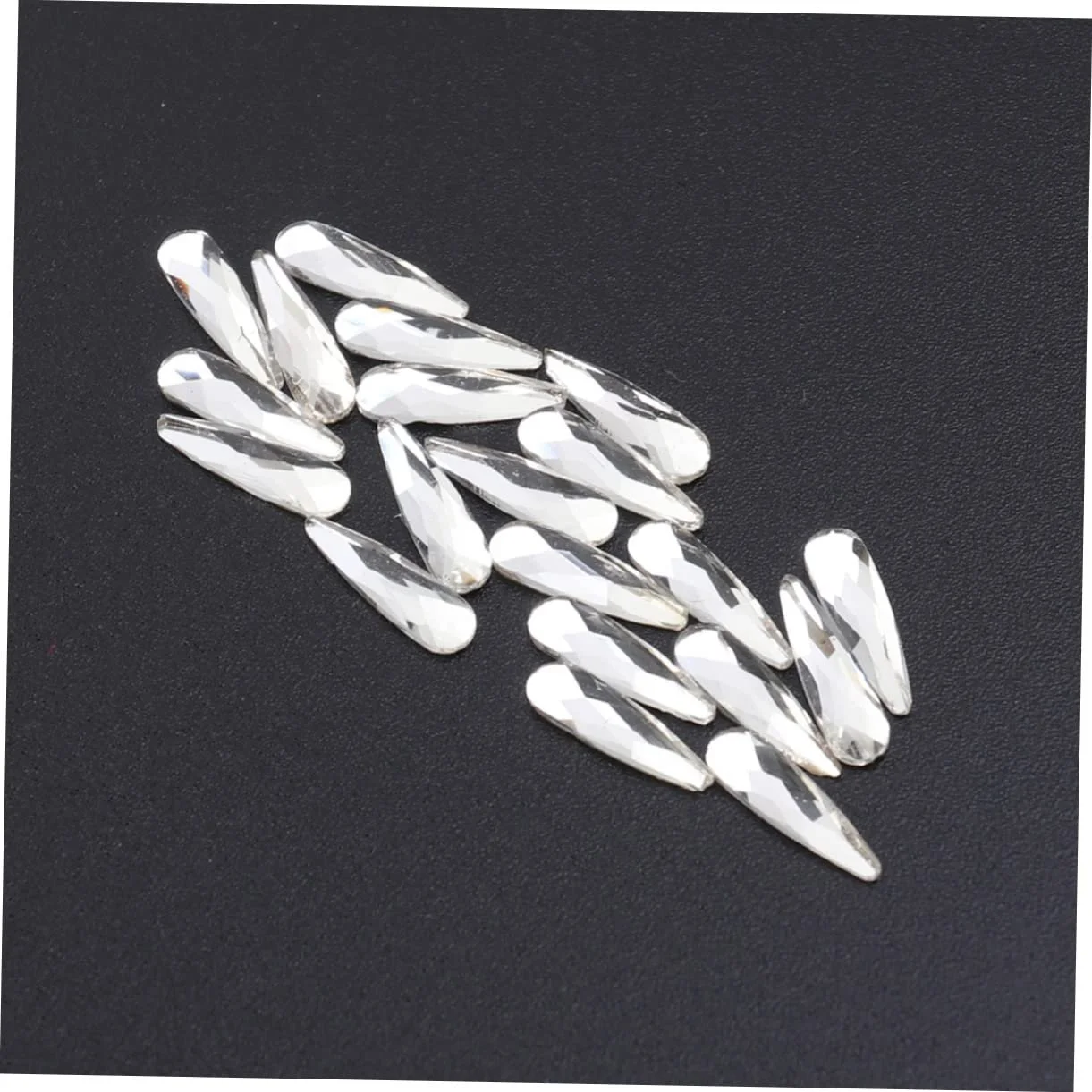 Стразы для ногтей Beavorty 60 шт., белые стразы для ногтей 3D, фото №6