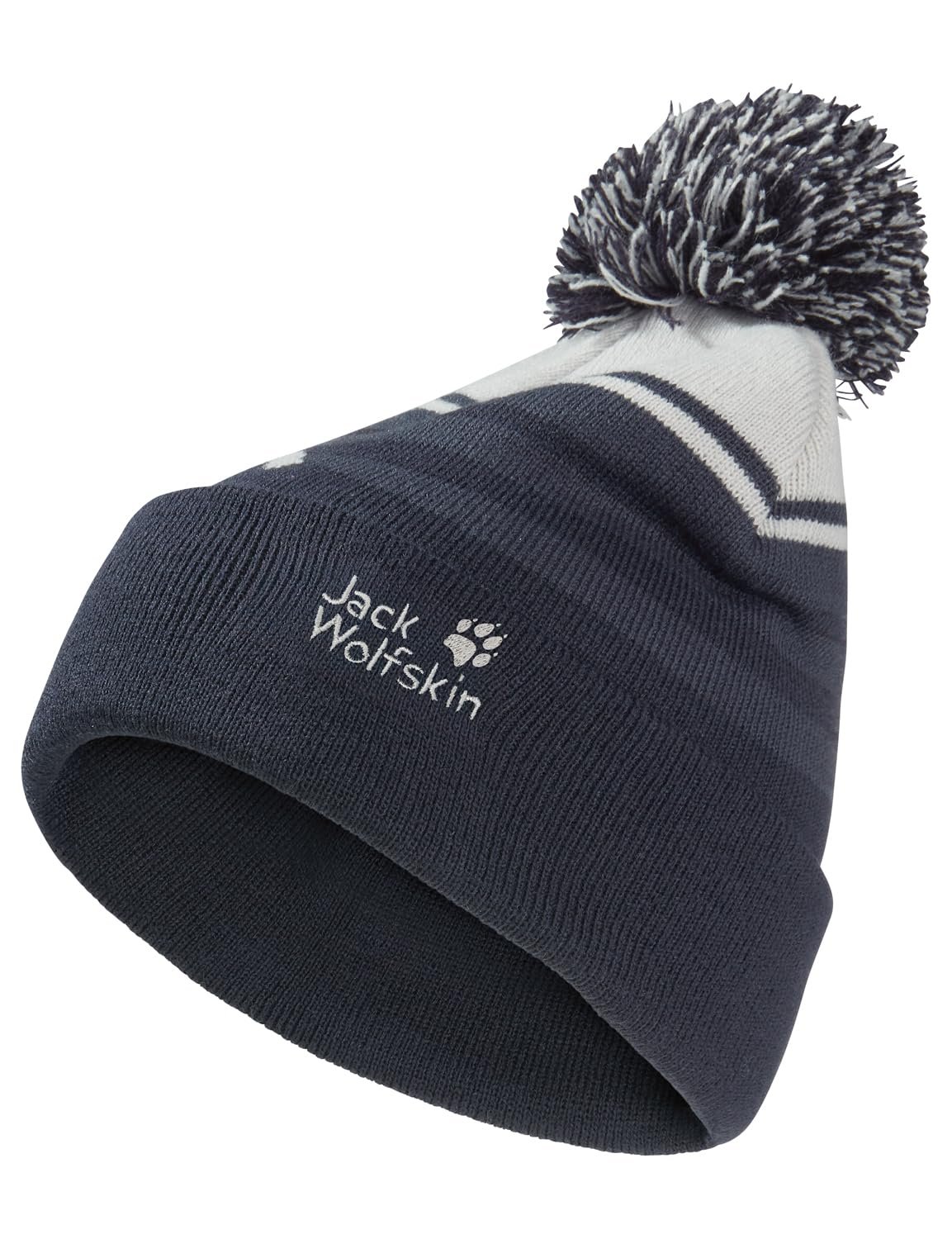 Шапка Jack Wolfskin Stripy Pompom Beanie K, фото №1 Шапка Jack Wolfskin Stripy Pompom Beanie K, фото №1
