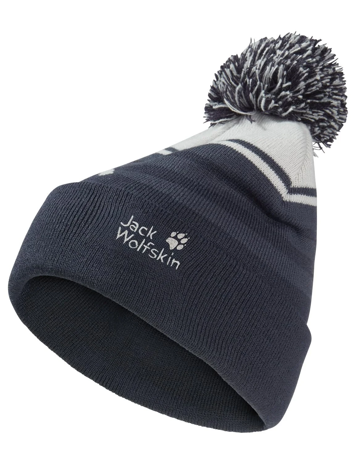 Шапка Jack Wolfskin Stripy Pompom Beanie K, фото №1 Шапка Jack Wolfskin Stripy Pompom Beanie K, фото №1