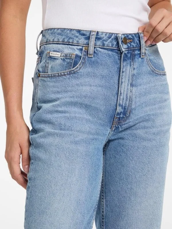 Джинсы Mom GUESS G06 Gj Black Acid Wash, размер 27, фото №6