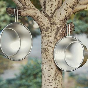 Миска для кемпинга A/R Outdoor с ручкой, складная, портативная для кемпинга, посуда для пикника на открытом воздухе synthetic.ua - Фото 1