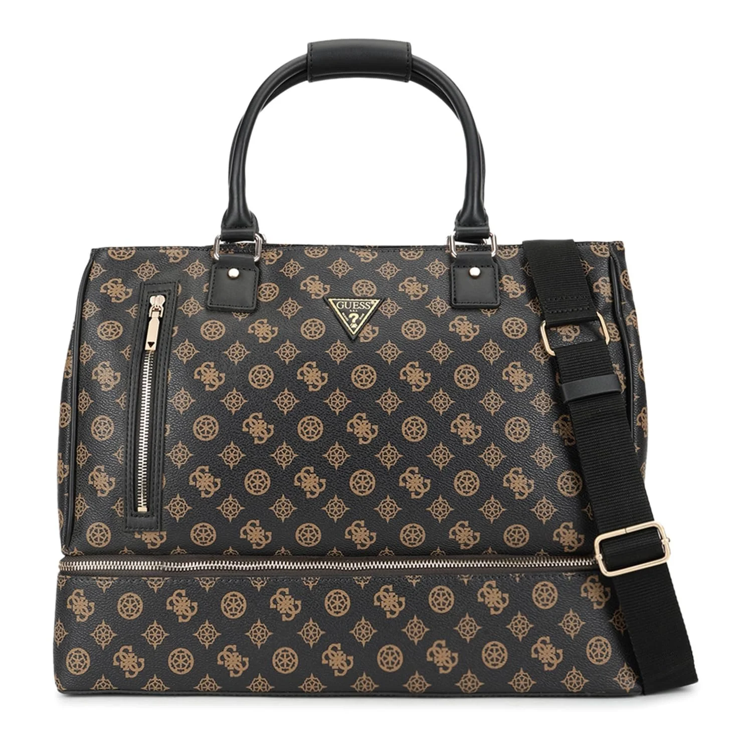 Сумка-шопер GUESS Wilder Zip Bottom Коричнева, фото №1