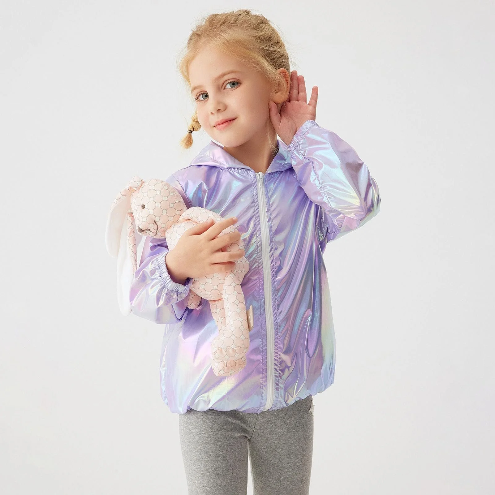 Куртка Дитяча для Дівчинки Толстовка з Капюшоном, фото №4