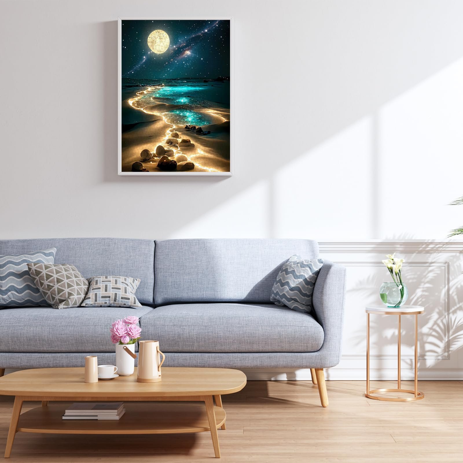 Пазли Moonlight Jigsaw Puzzle 1000 елементів 70 x 50 см, фото №4 Пазли Moonlight Jigsaw Puzzle 1000 елементів 70 x 50 см, фото №4