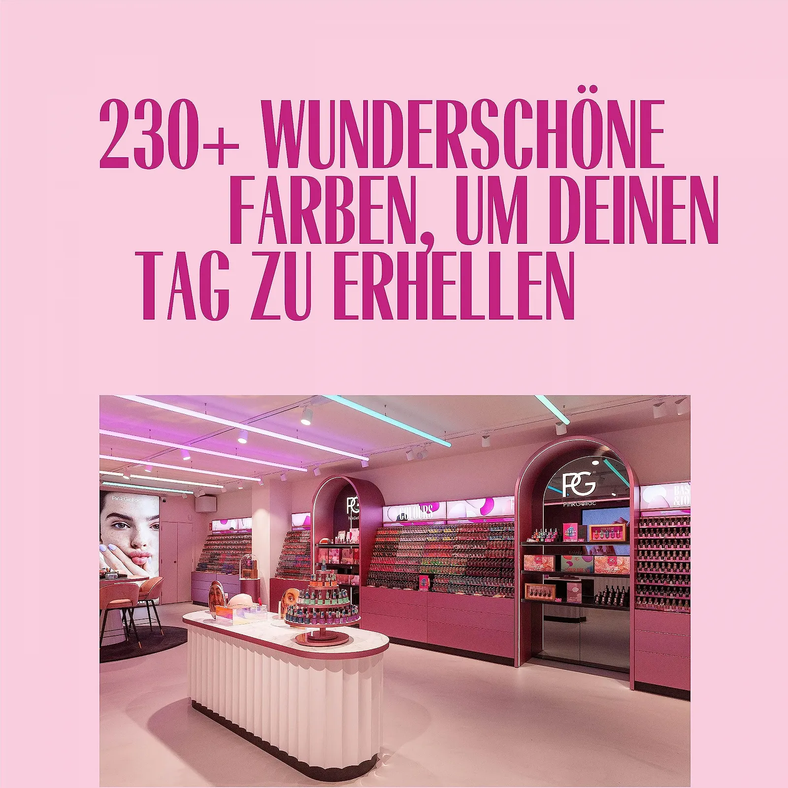 Гель-лак Pink Gellac 348 Teal Blue Синий, 15 мл, фото №6