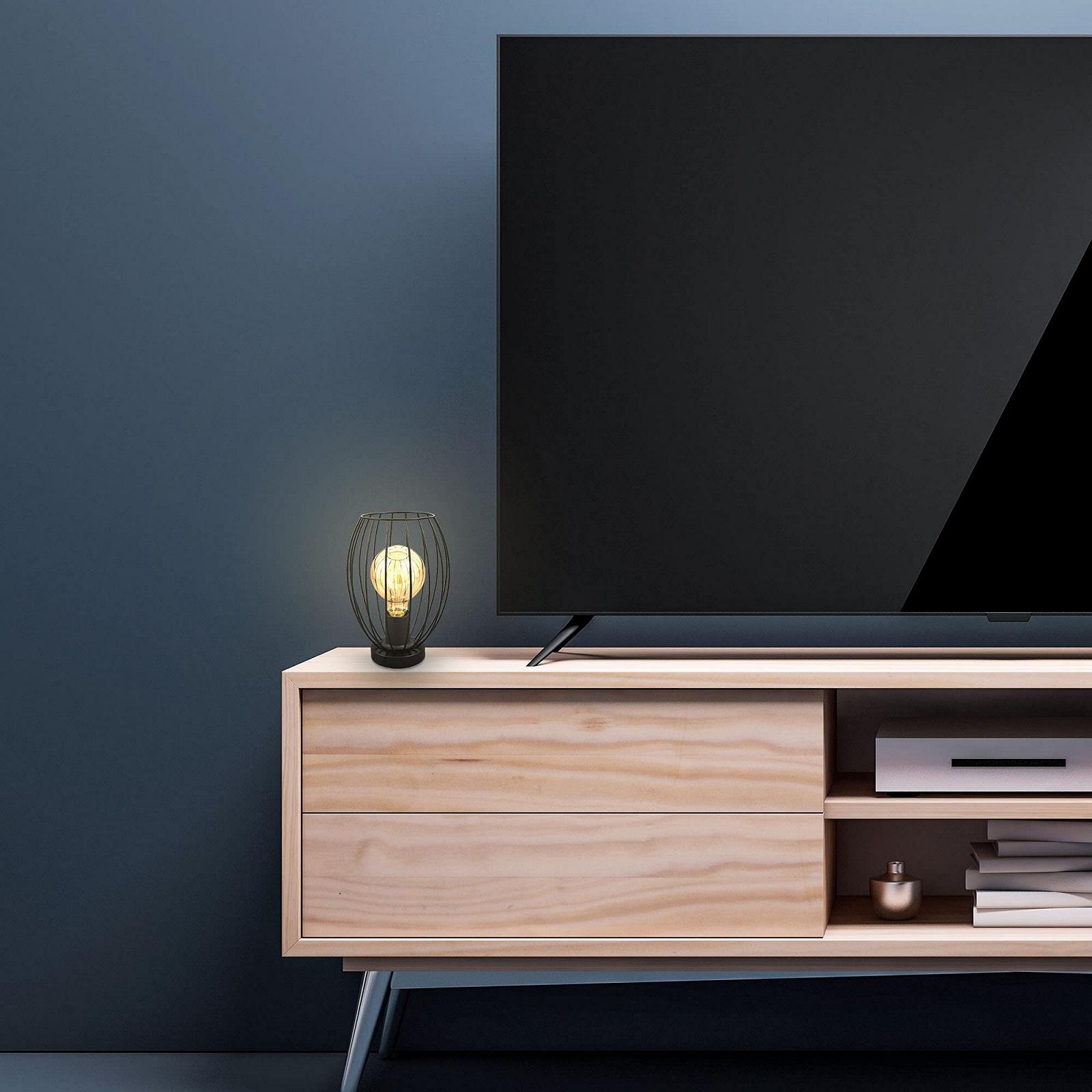 Настільна лампа B.K.Licht E27 Vintage 17.5 x 25.6 см Чорна, фото №4