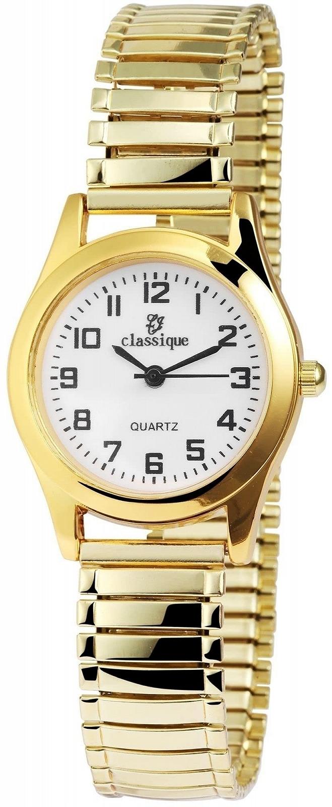 Classique Часы женские из нержавеющей стали 1700018 Аналоговые Кварц, Серебряный/Золотой, Classic, фото №1