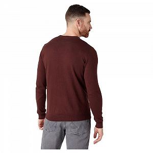 Вязаный свитер с круглым вырезом Wrangler для мужчин synthetic.ua - Фото 1