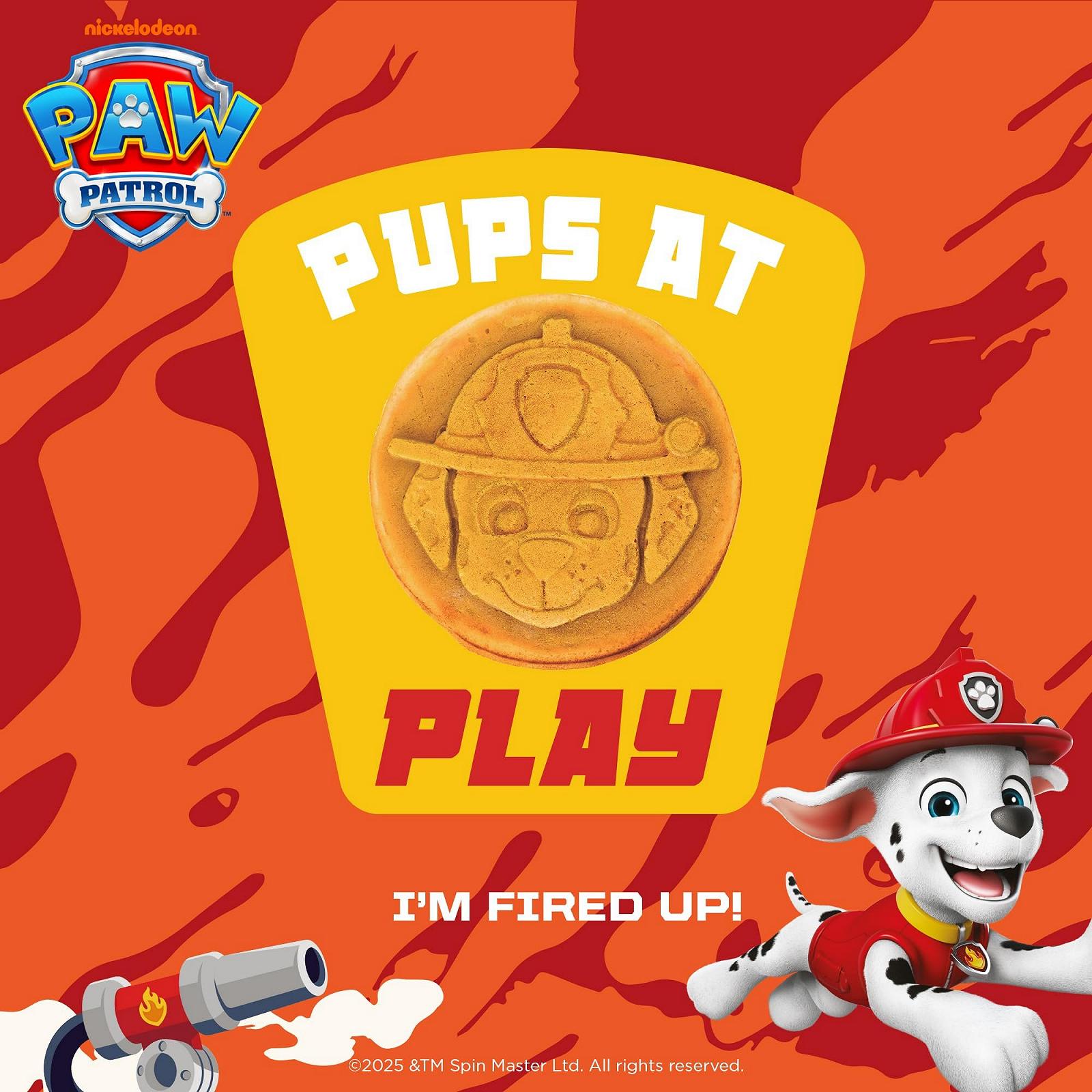 Мини-вафельница Bestron Paw Patrol Marshall 10 cm красный, фото №3