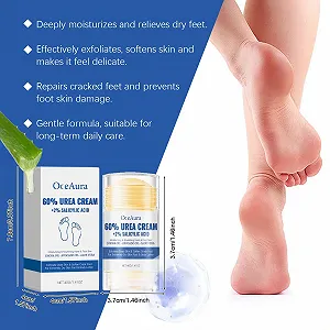 Крем-стик для ног Silverstick Foot Care с мочевиной для очень сухой кожи 2 шт. и 5 пар масок для ног synthetic.ua - Фото 1