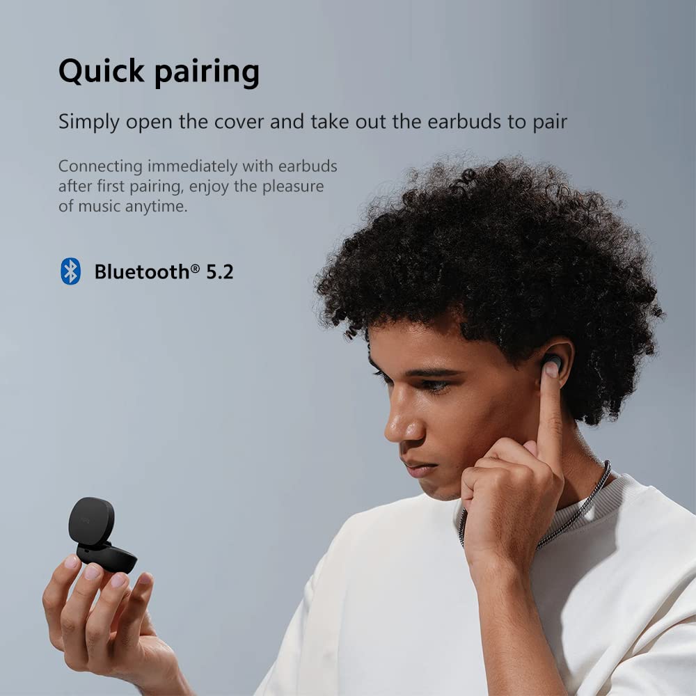 Наушники Xiaomi Redmi Buds Essential Bluetooth 5.2 Внутриканальные с микрофоном HD качество звука 18 часов работы IPX4 моно/стерео режим игровой режим четкие звонки Черный, фото №3