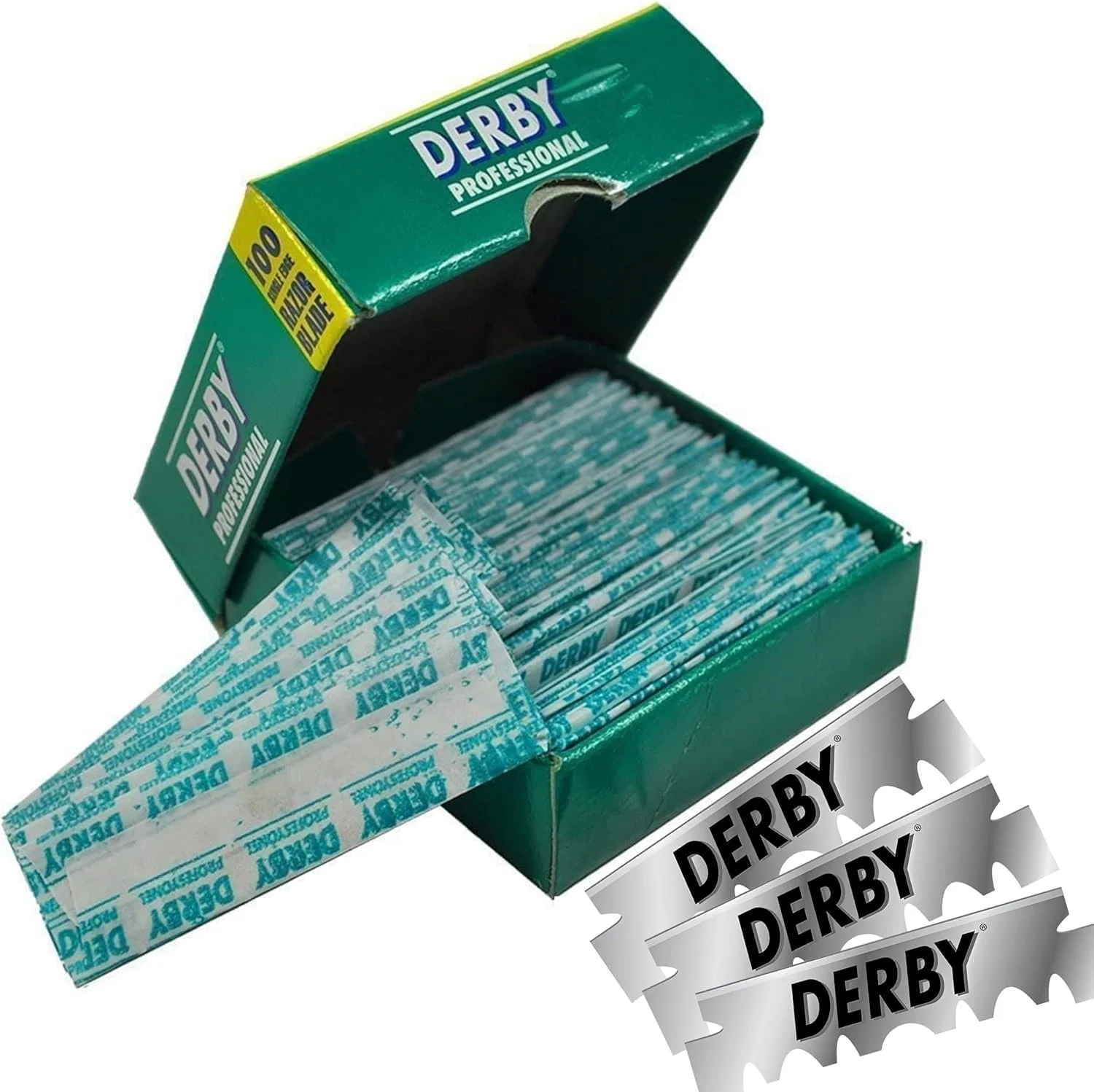 Лезвия для бритвы Shaving Factory Derby 500 шт., фото №2