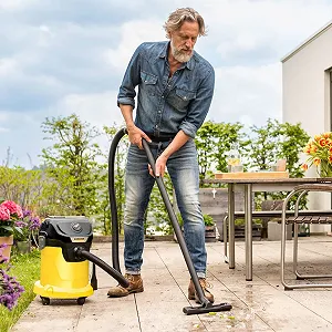 Пылесос для влажной и сухой уборки Karcher KWD 3 V-17420F 1000 Ватт synthetic.ua - Фото 1