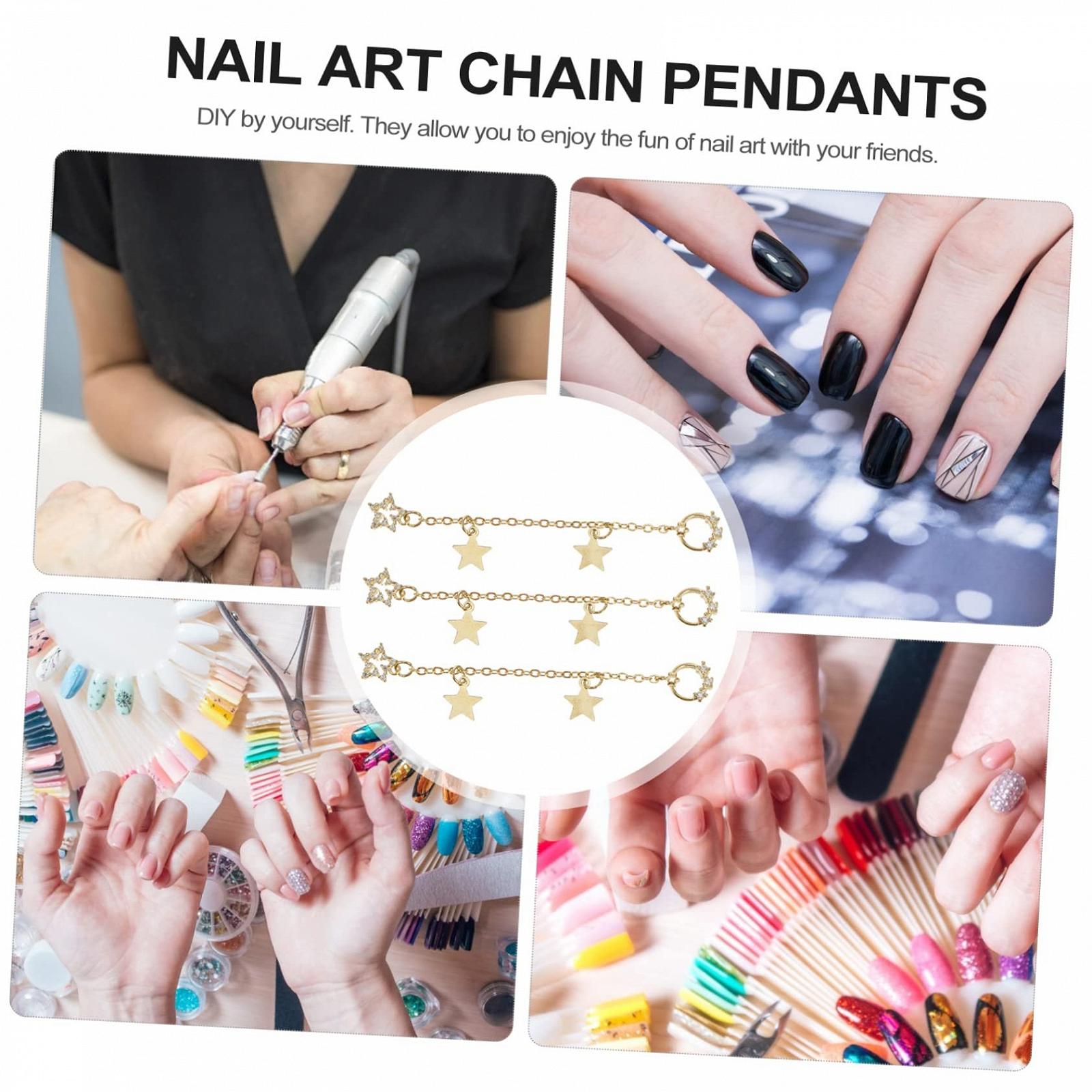 Аксесуари для манікюру FRCOLOR. Підвіски-ланцюжки для нігтів, фото №9