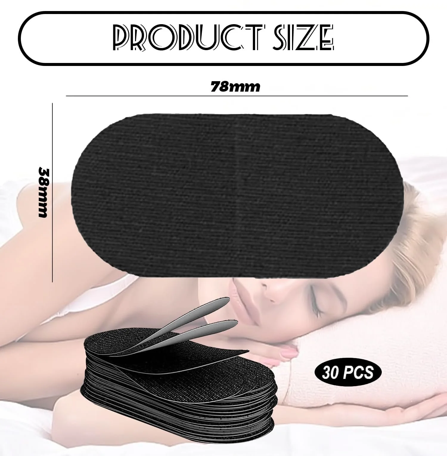 Пластирі для рота для сну Проти хропіння, фото №2 Пластирі для рота для сну Проти хропіння, фото №2