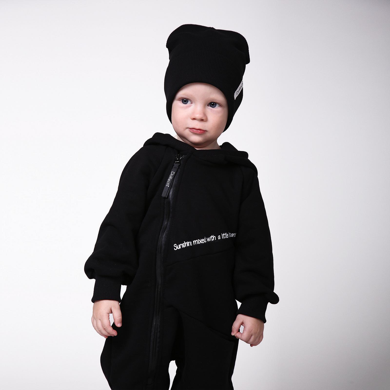 Ромпер, стильный комбинезон 68-92р Драйф черный (А00131), фото №6 Ромпер, стильный комбинезон 68-92р Драйф черный (А00131), фото №6