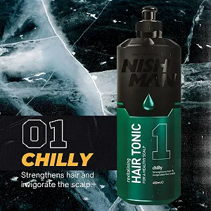 Лосьон для волос NISHMAN Revitalising для здоровой кожи головы, 400 мл synthetic.ua - Фото 1