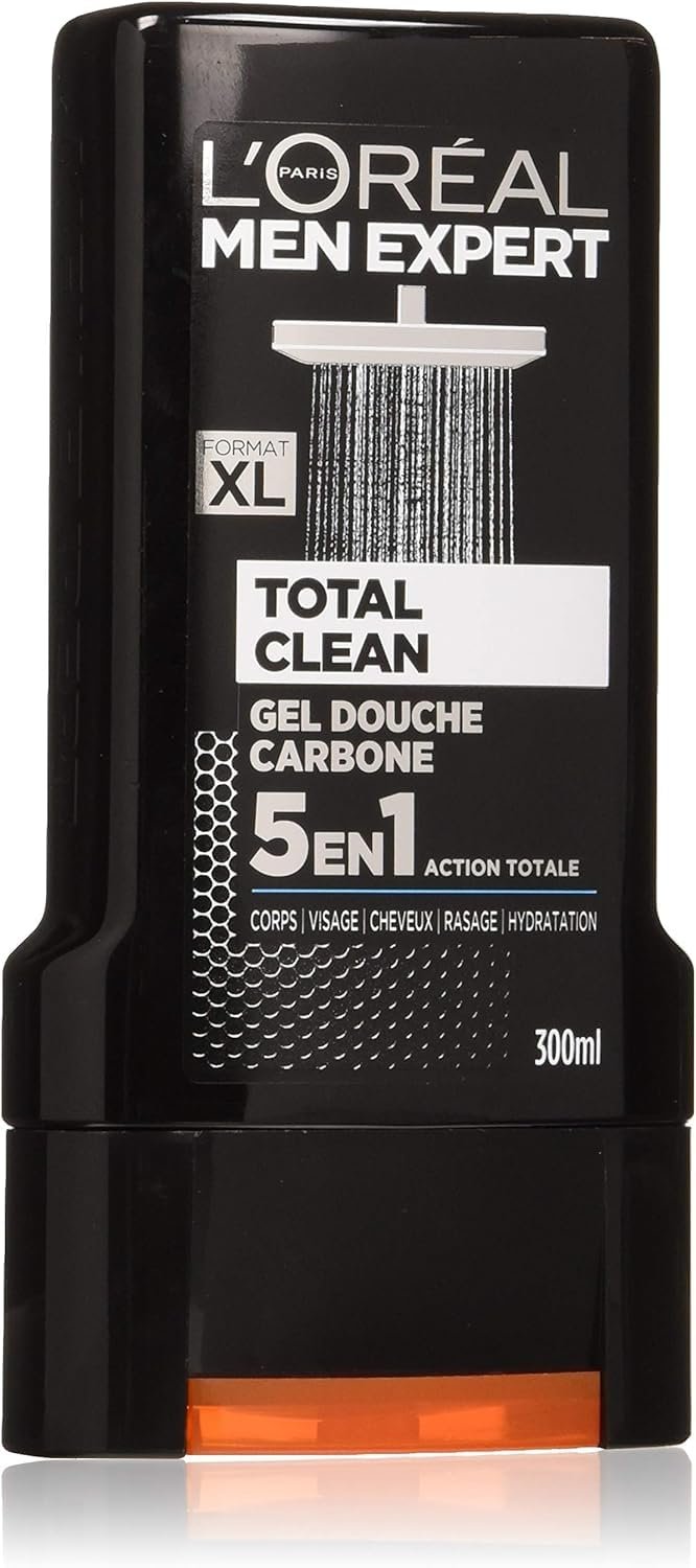 Гель для душа L'Oréal Men Expert Total Clean 5-в-1 300 мл, фото №1