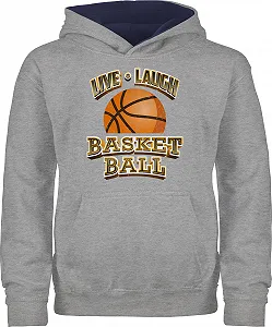 Худи Shirtracer Детский Спортивный Live Laugh Basketball Vintage - Фото 1