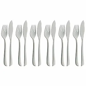 Набір рибних столових приборів WMF Virginia 1142356396, 12 предметів, нержавіюча сталь Cromargan Protect - Фото 1