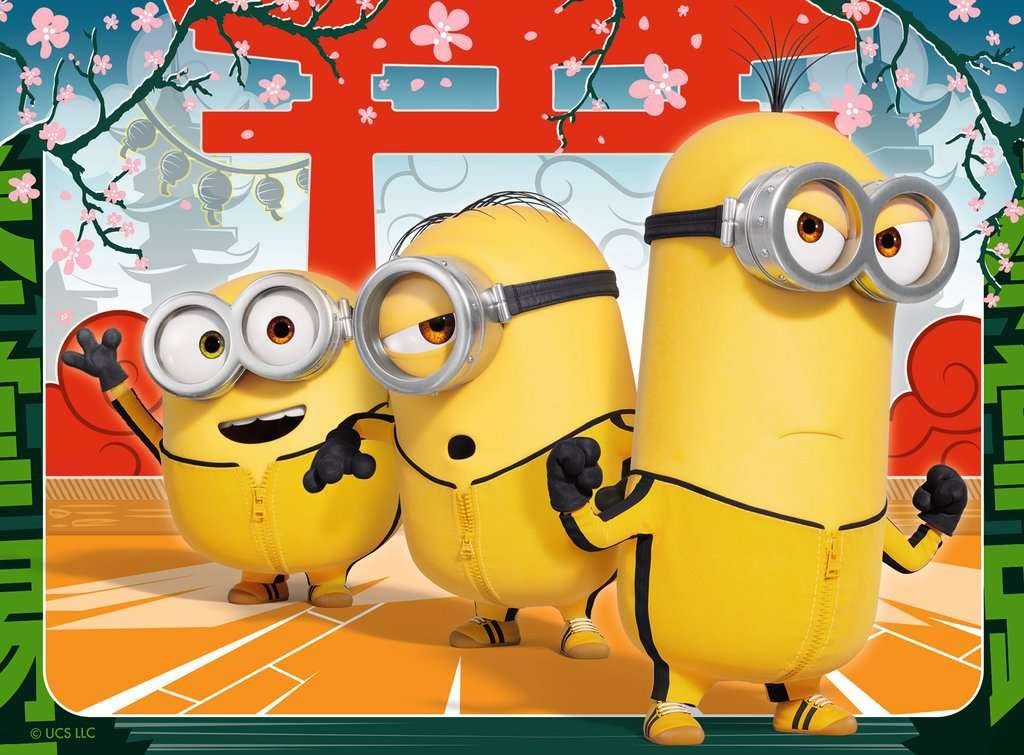 Пазл Ravensburger Minions 2 The Rise of Gru 12, 16, 20, 24 елементи в коробці 10,2 см (4 дюйми), фото №3