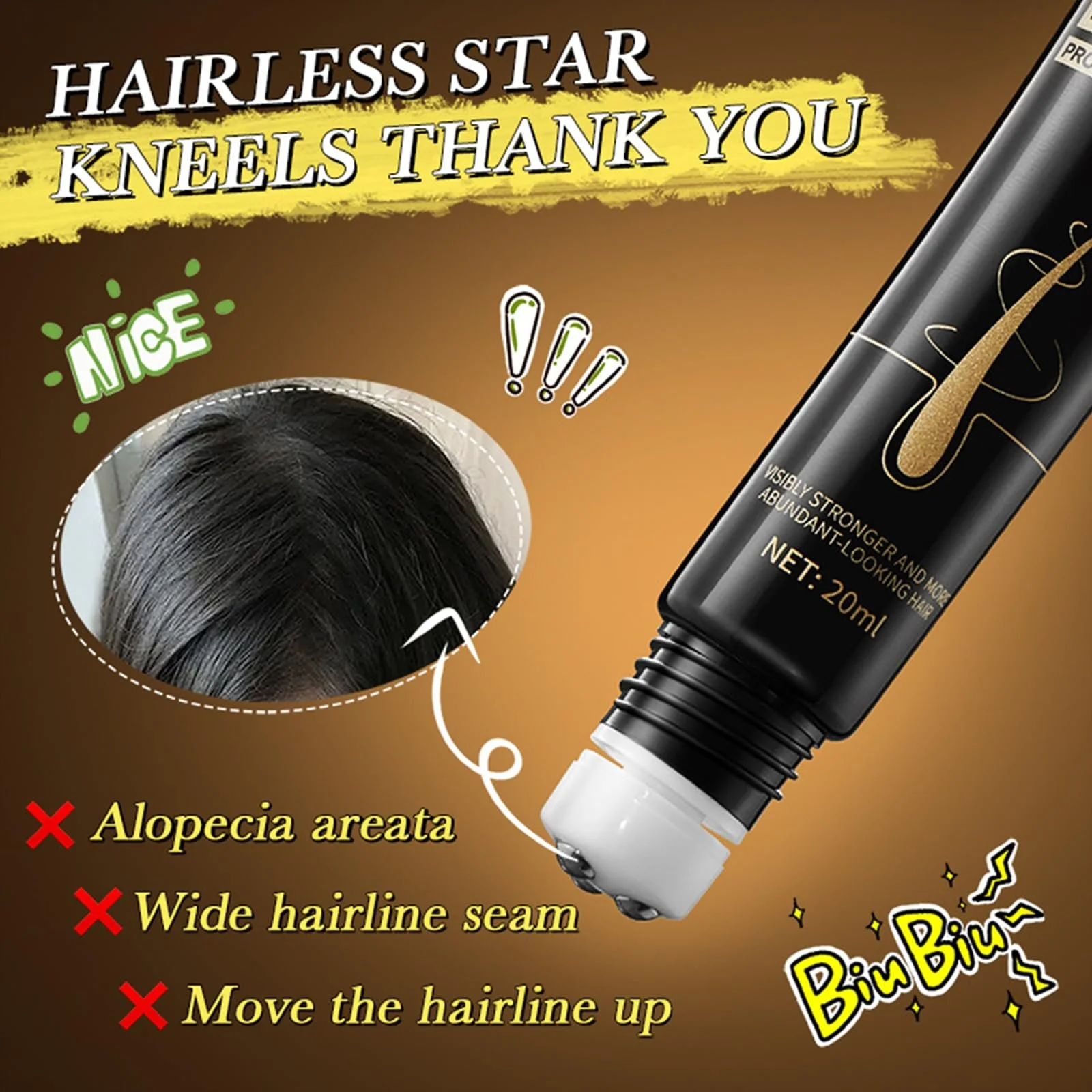 Сироватка для росту волосся, проти випадіння волосся, 2 шт. в упаковці, фото №3