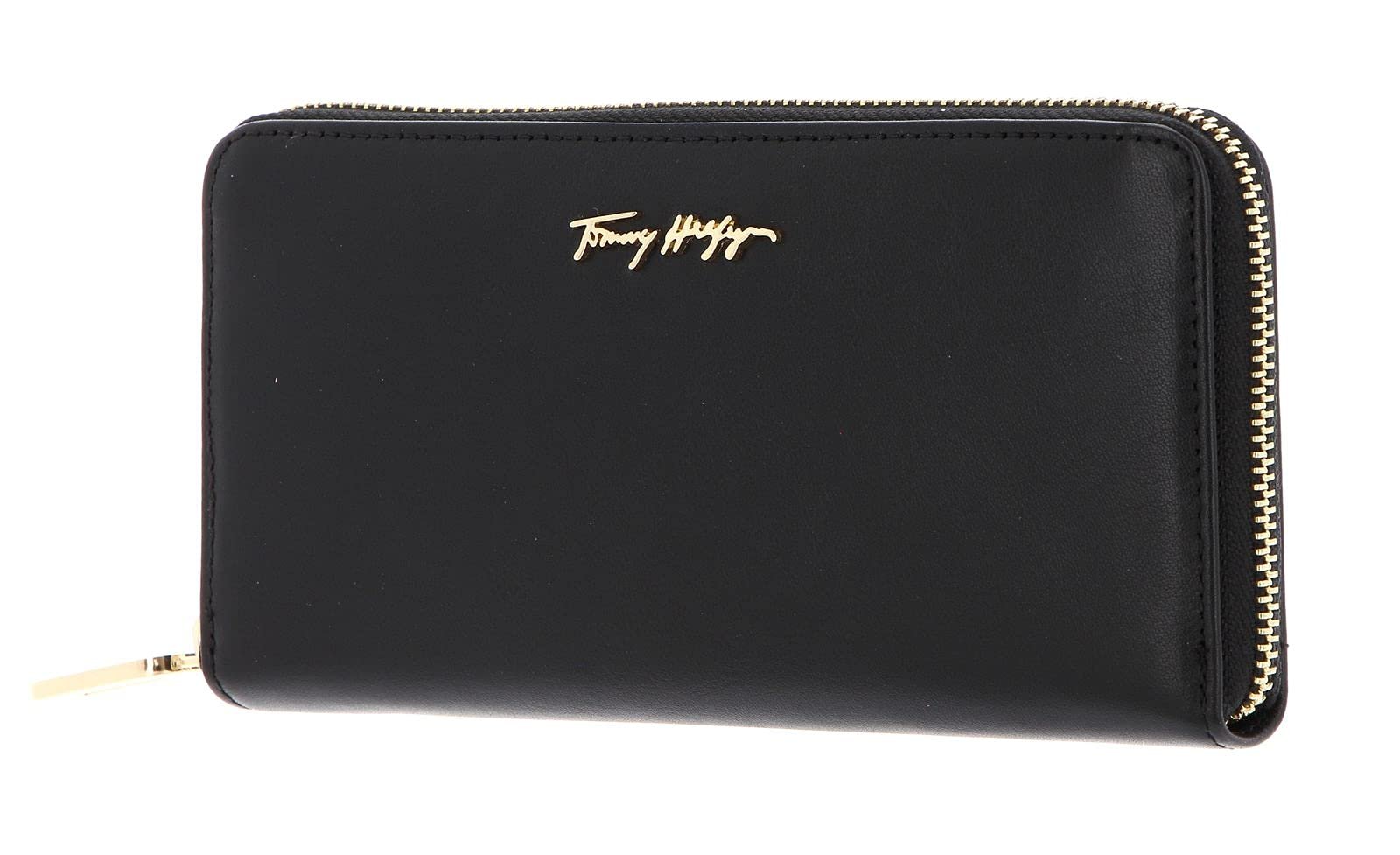 Кошелек Tommy Hilfiger Essential Leather LRG ZA AW0AW10498, Черный, фото №1