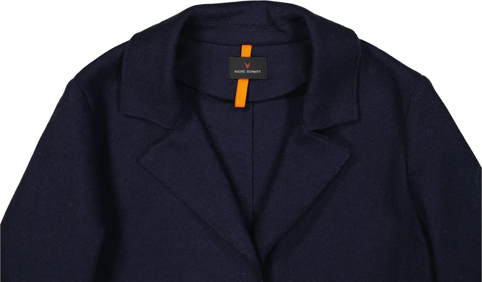 Жіноче довге пальто Fuchs Schmitt Перехідне Суміш вовни Темно-синій, фото №2