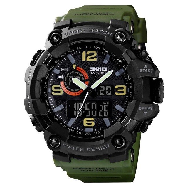 Годинник Skmei 1520AG Чорний, фото №1