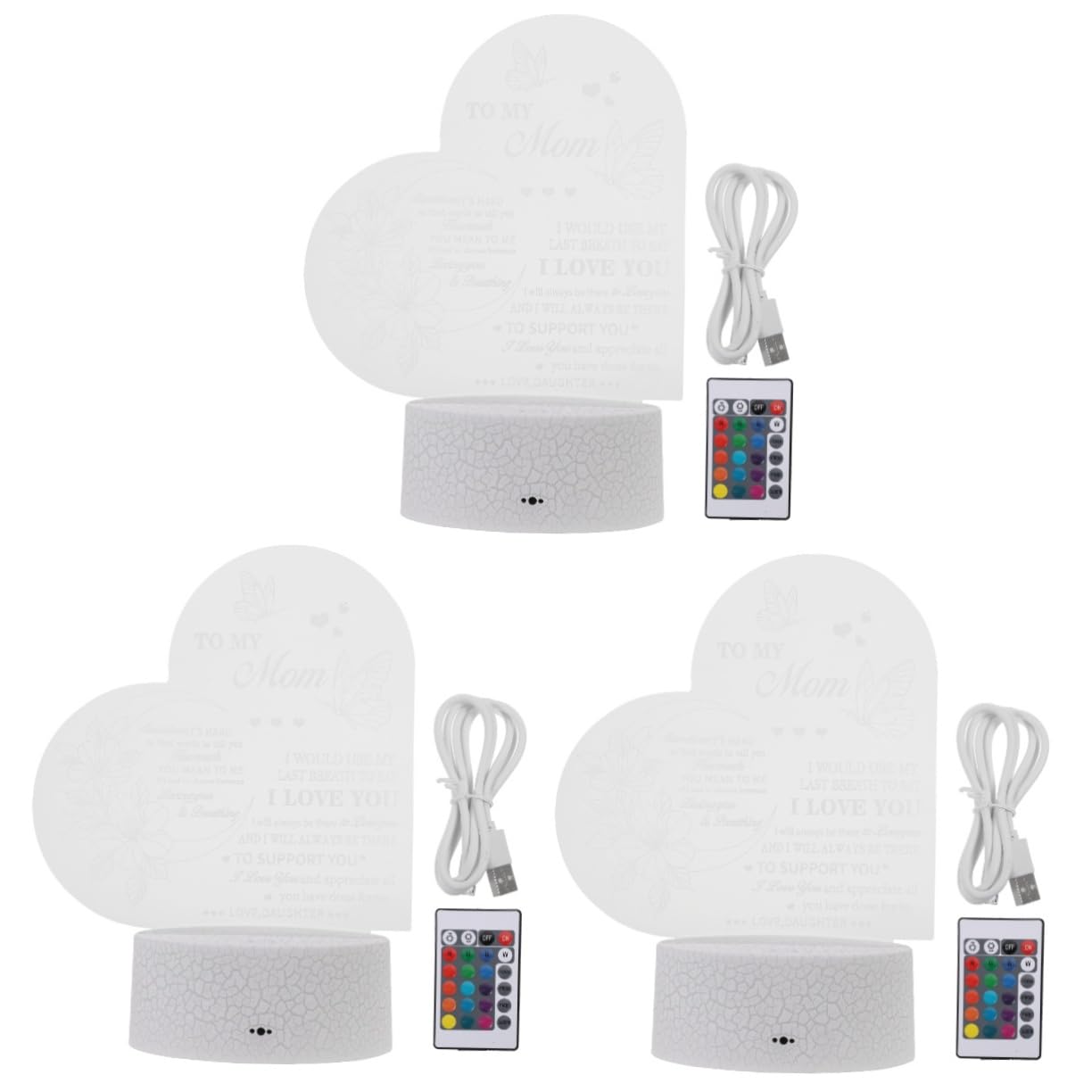 Лампа OSALADI 3D Ночник LED Белый Пластик, фото №1 Лампа OSALADI 3D Ночник LED Белый Пластик, фото №1