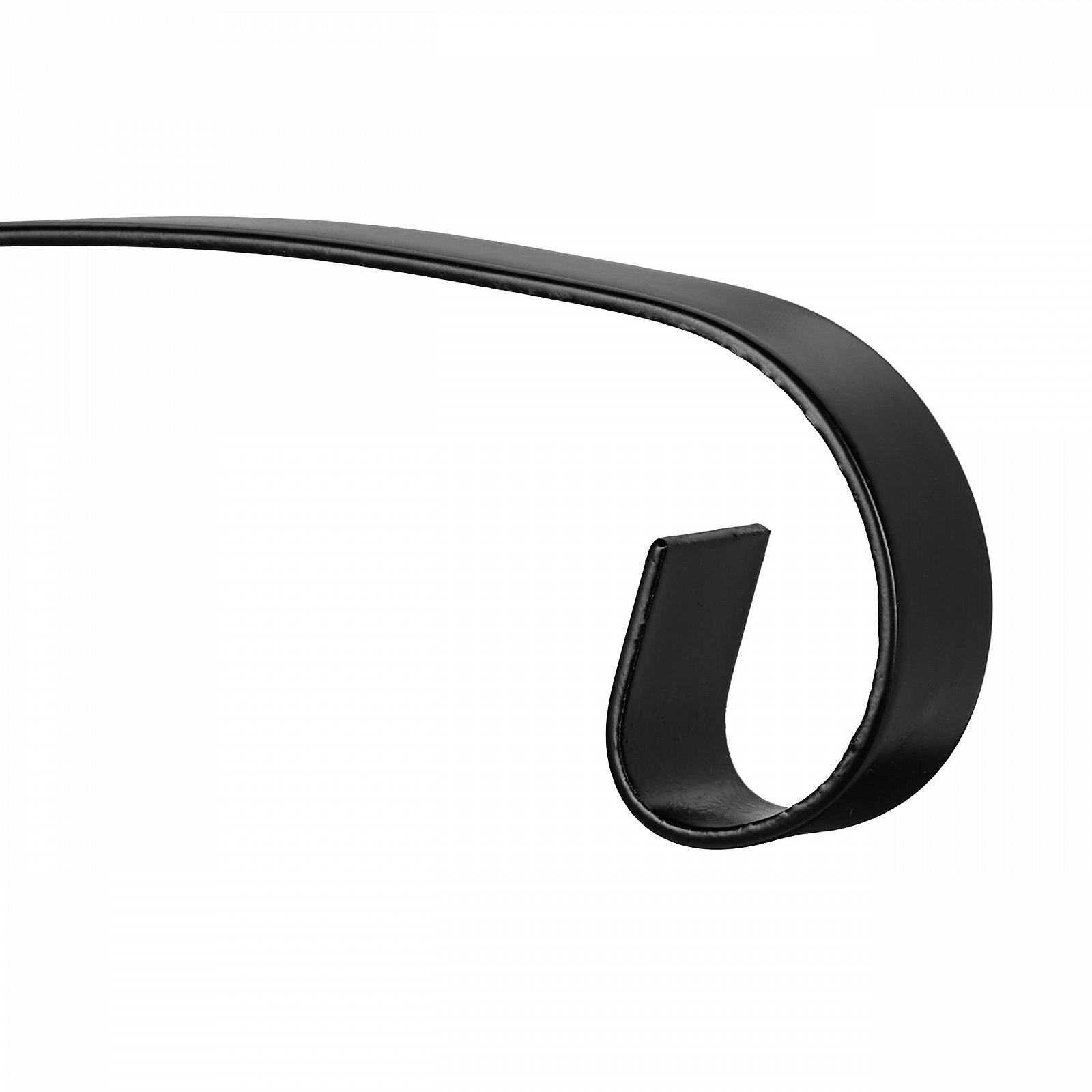 Тримачі для підвісних кошиків Relaxdays Набір 2 шт. Равлики 30 x 30.5 x 2 см залізні Чорний, фото №7