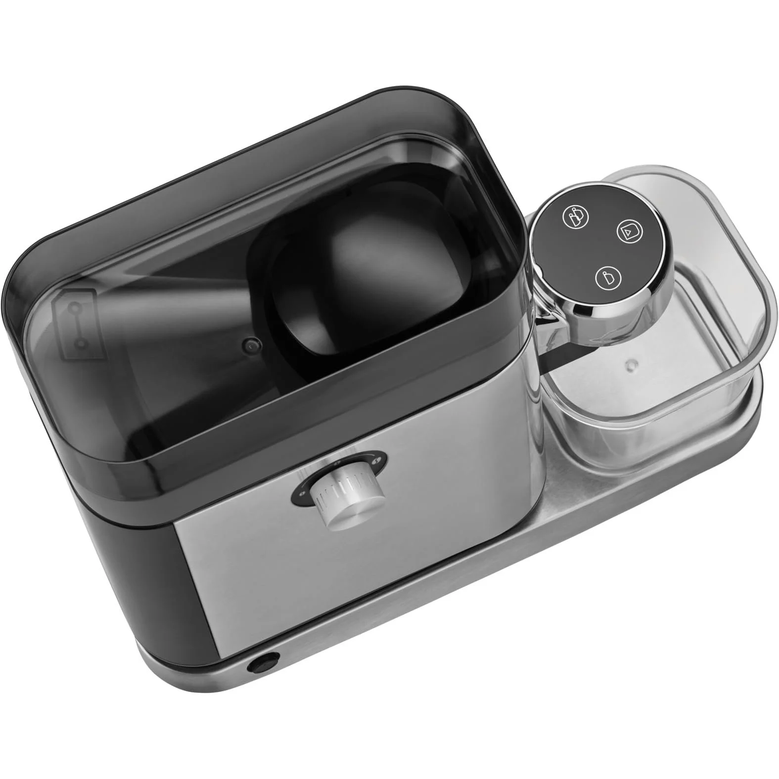 Електрична кавомолка WMF Lumero 150 Вт, світлодіодні сенсорні кнопки, 40 ступенів помелу, контейнер для меленої кави, матова нержавіюча сталь Cromargan, фото №10 Електрична кавомолка WMF Lumero 150 Вт, світлодіодні сенсорні кнопки, 40 ступенів помелу, контейнер для меленої кави, матова нержавіюча сталь Cromargan, фото №10