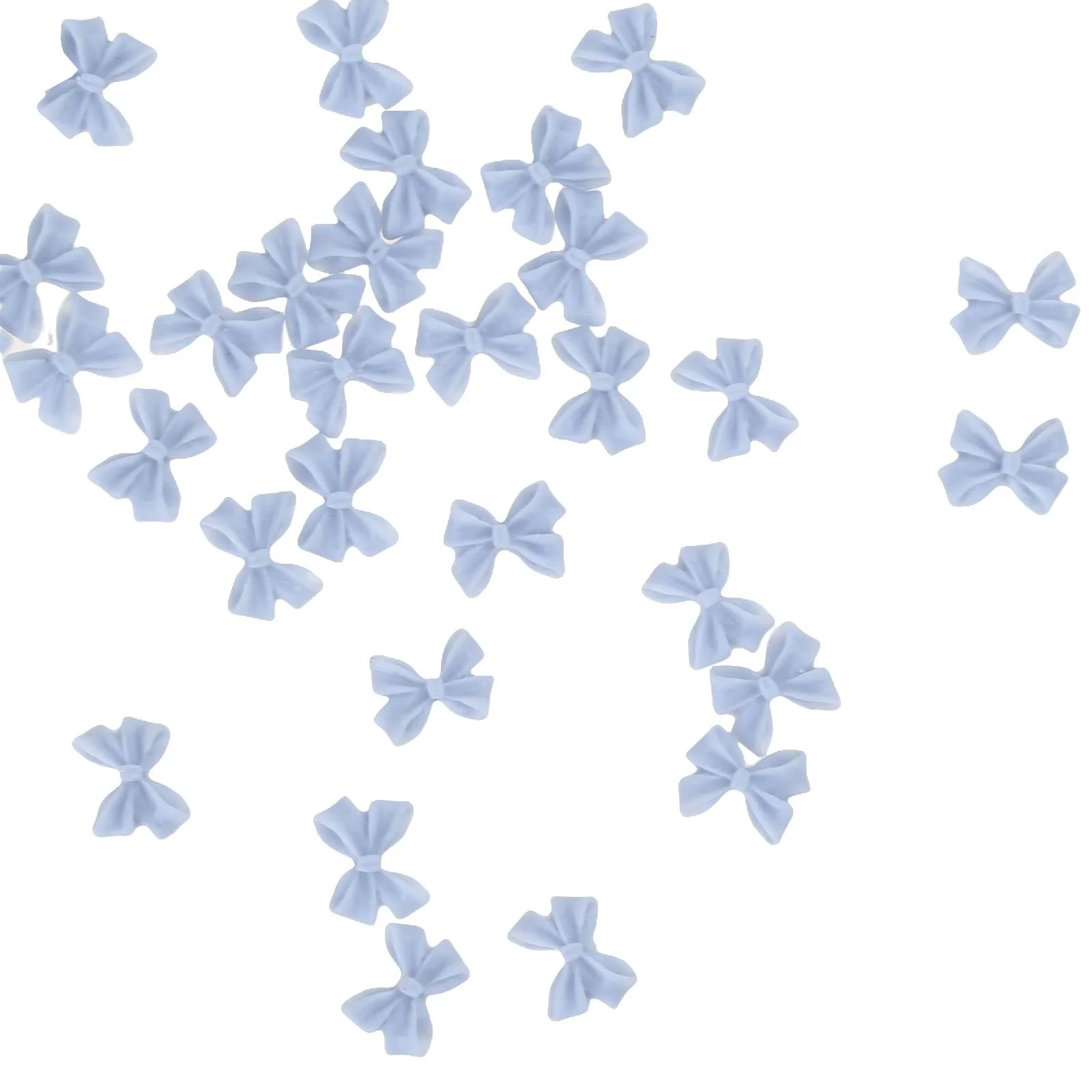 Украшение для ногтей Бантики 50шт/набор матовый бантик плоская задняя часть бантики для ногтей украшение для ногтей DIY бантики для ногтей ювелирные изделия, фото №5