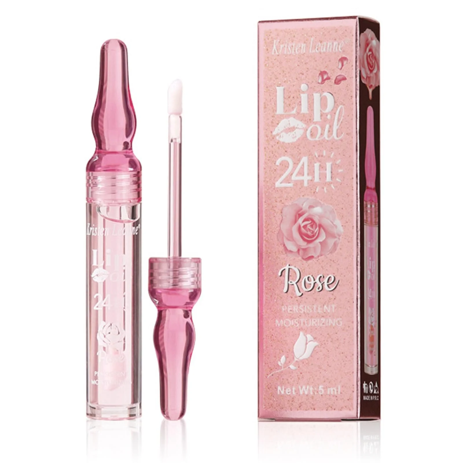 Масло для губ Увлажняющее, Rose Flavour, Прозрачное, для сухих губ, для ухода за губами, Роза, фото №1