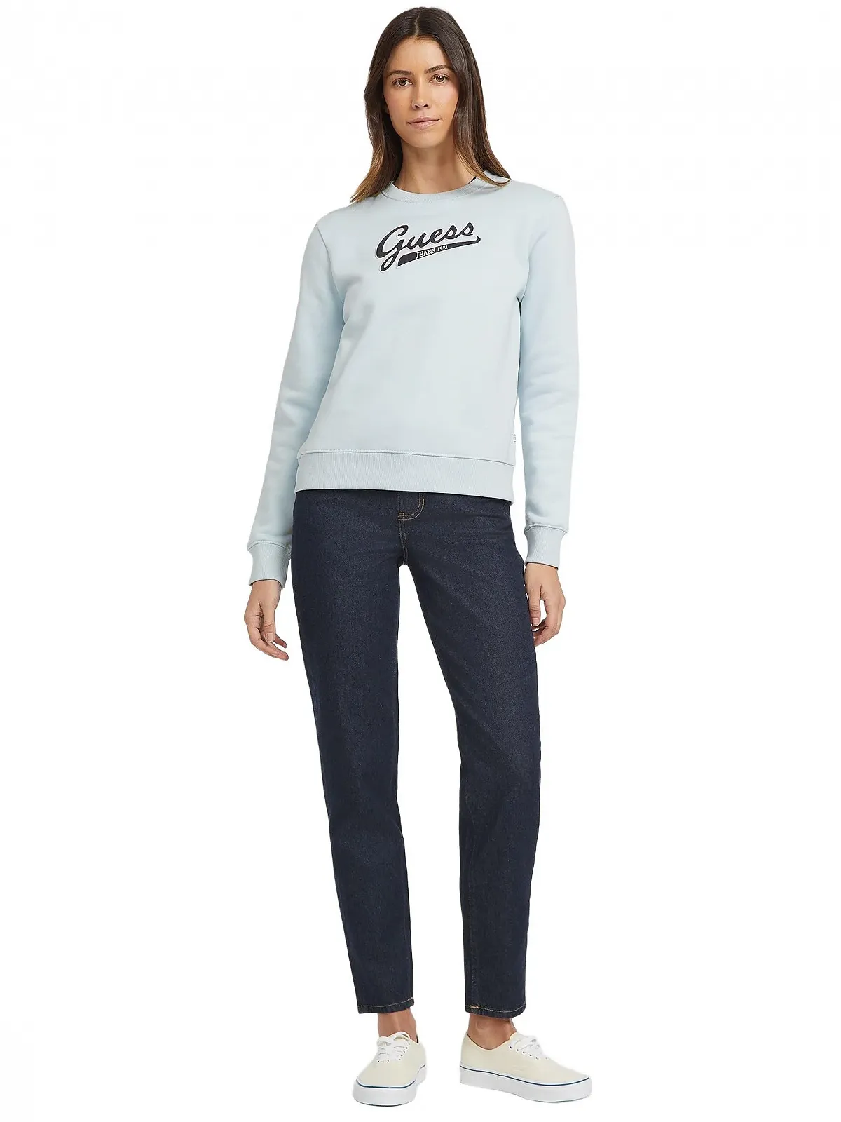 Світшот Guess Reg Logo EMB Sweat Langarm Бірюзовий Azure Lagune S, фото №6 Світшот Guess Reg Logo EMB Sweat Langarm Бірюзовий Azure Lagune S, фото №6