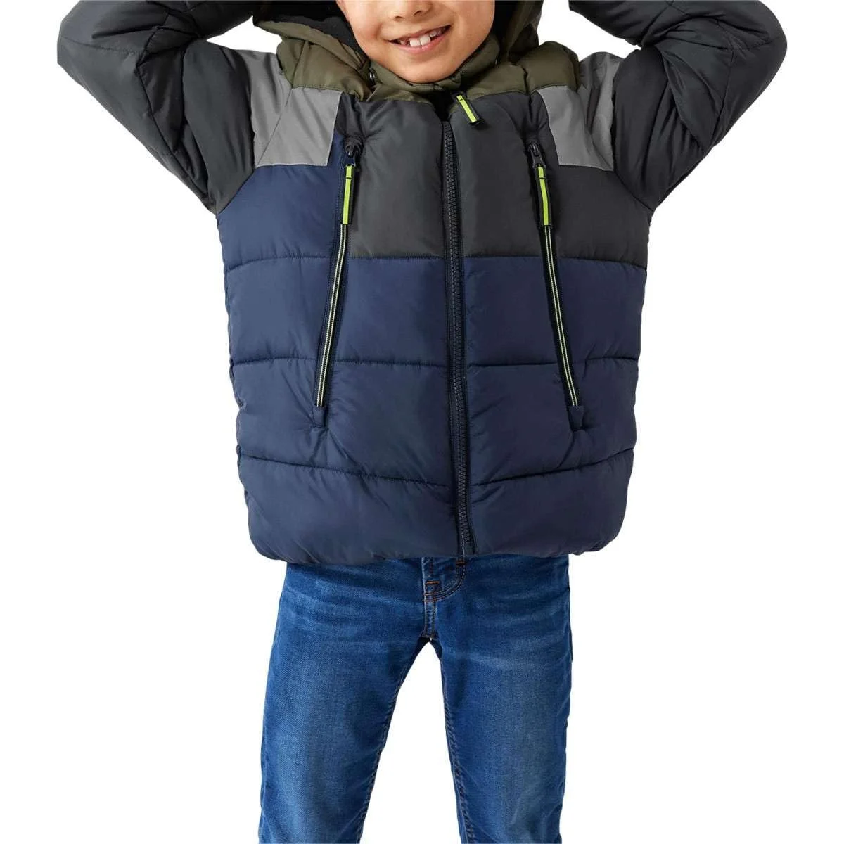 Куртка NAME IT Nkmmontel Puffer Jacket Refl. Block Noos, фото №4