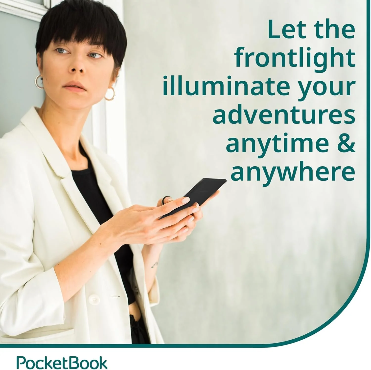 Електронна книга 6"  Basic Lux 4 / 8ГБ / Wi-Fi / SD слот / сенсорний E-Ink екран (758 × 1024) / Настроювана яскравість / Динаміки / Чорний (PB618-P-WW), фото №3