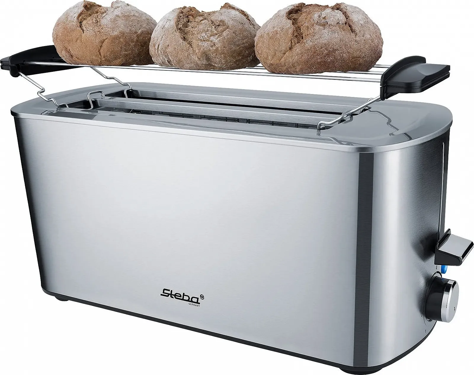 Тостер з довгим слотом Steba Inox TO 21, нержавіюча сталь, фото №3