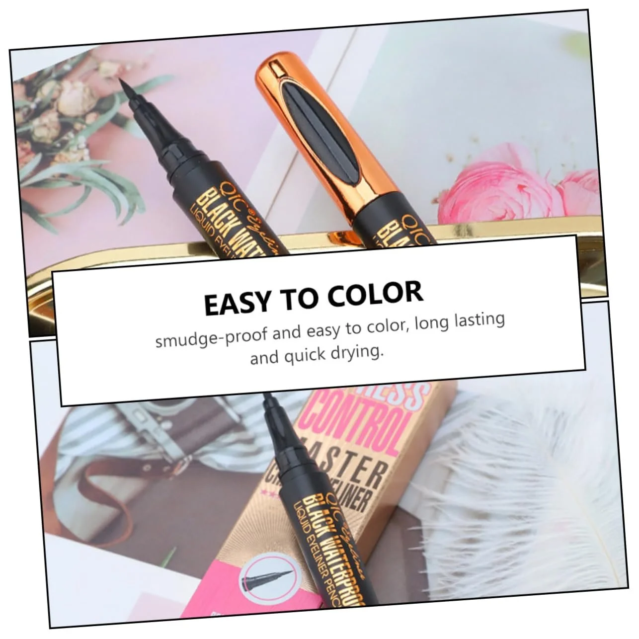 Подводка для глаз Lurrose, набор коричневый, фото №4