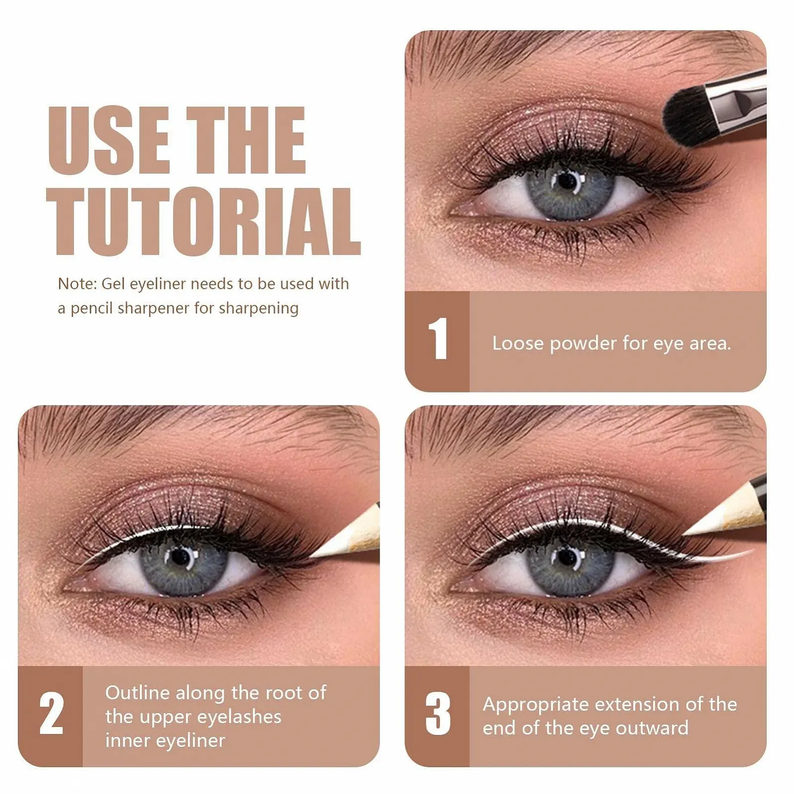 Підводка для очей Facynde Водостійка, фото №5